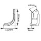 Cutit arcuit stanga 180MAL-01L