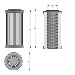 Filtru hidraulic 60/240-150