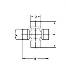 CRUCE CARDAN 67/5020-150