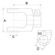 FURCA CARDAN 1'' 3/8-6Z