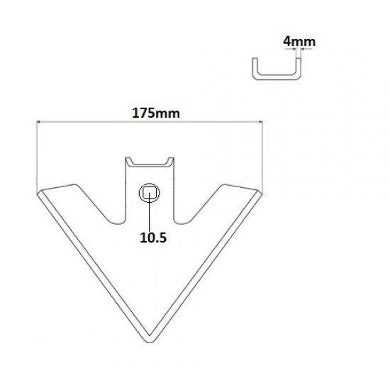 Brazdar tip laba de gasca CP5175