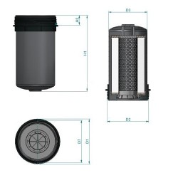 Filtru motorină DZ115392