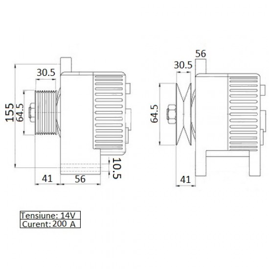 ALTERNATOR RE555751