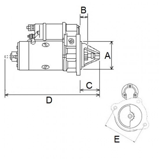 ELECTROMOTOR FIAT 12V 3.0KW 9 DINTI STA26171751