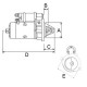 ELECTROMOTOR FIAT 12V 3.0KW 9 DINTI STA26171751