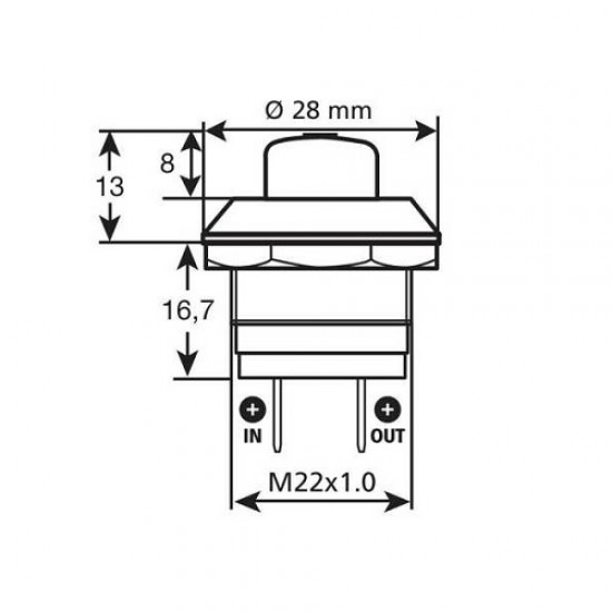 BUTON PORNIRE MOTOR 579099