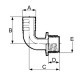 RACORD FURTUN COT 90° 32MM X 1TATA 1132432