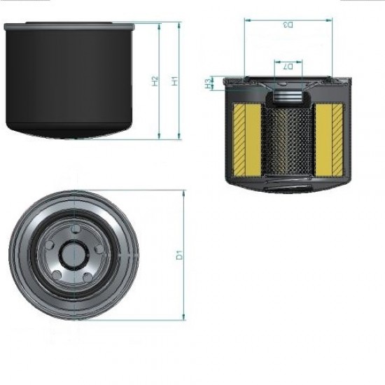 Filtru combustibil FF253