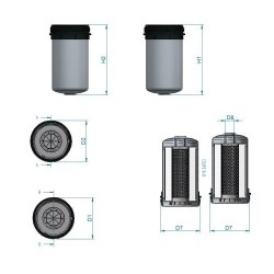 FILTRU COMBUSTIBIL KN40741