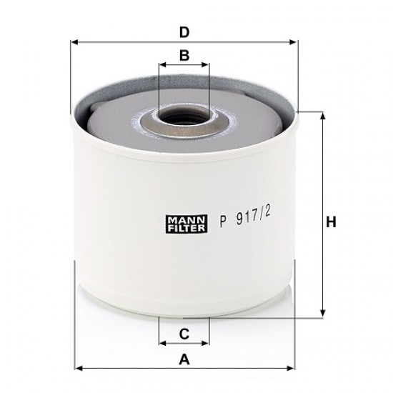 FILTRU COMBUSTIBIL P917/2X