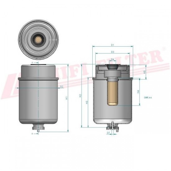 Filtru combustibil SN70151