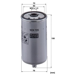 FILTRU COMBUSTIBIL WDK725