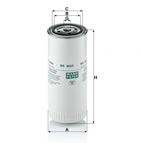 Filtru combustibil WK962/4