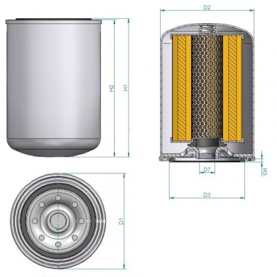 FILTRU ULEI MOTOR 0007983031