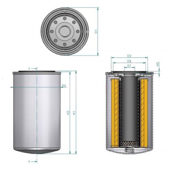 FILTRU ULEI 84228488