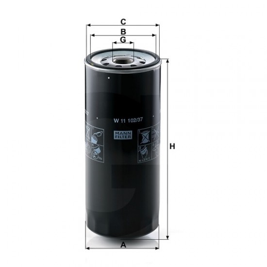 FILTRU ULEI W11102/37