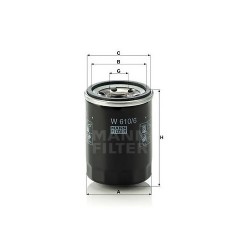 FILTRU ULEI W610/6