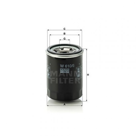 FILTRU ULEI W610/6