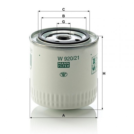 FILTRU ULEI W920/21