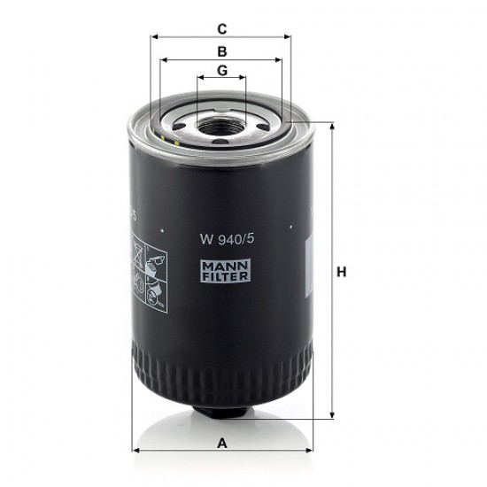 FILTRU ULEI W940/5