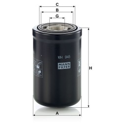 FILTRU ULEI HIDRAULIC WH945