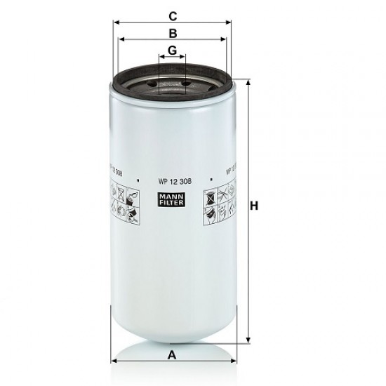 FILTRU ULEI WP12308