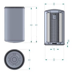 Filtru hidraulic HF35467