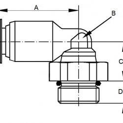 RACORD COTIT CU MUFA 6x1/8"