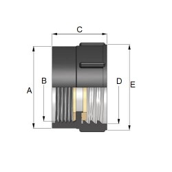 ADAPTOR ARC S60x6 - 1" 0102444050766