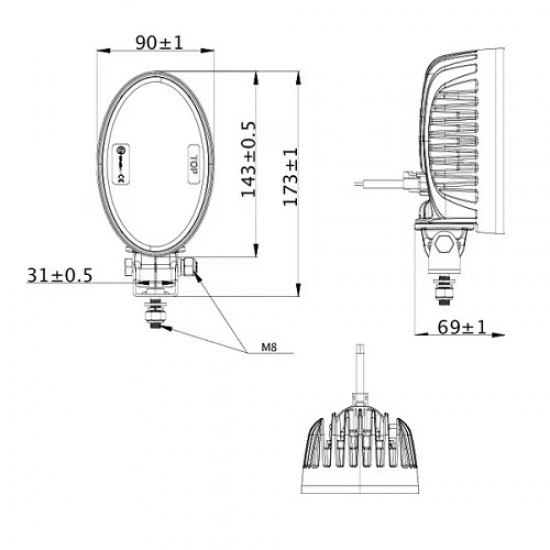 LAMPA DE LUCRU CU LED LA10445