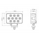 LAMPA DE LUCRU LED 100W