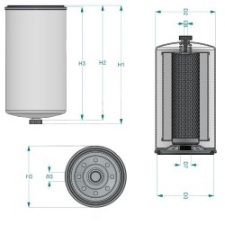 Filtru combustibil P551026