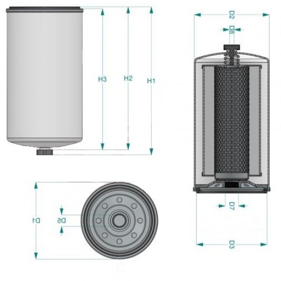 Filtru combustibil P551026