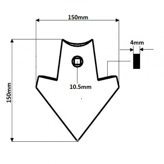 BRAZDAR TIP LABA DE GASCA P631506