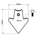 BRAZDAR TIP LABA DE GASCA P631506