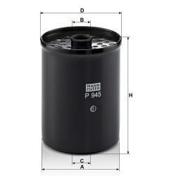 Filtru combustibil P945X