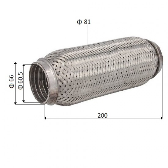 TUB FLEXIBIL,ESAPAMENT 11000672