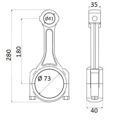 BIELA AR71068