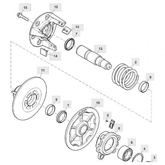Actionare ventilator RE572545