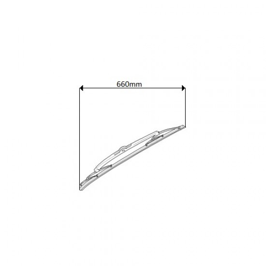 LAMELA STERGATOR 660mm WBU066