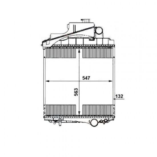 Radiator motor