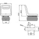 SCAUN PVC CU SUSPENSIE PE AER TS51000GP