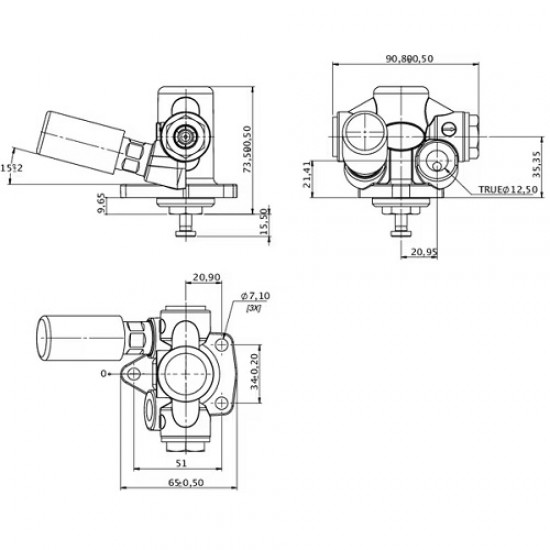 POMPA MECANICA DE COMBUSTIBIL 044008125