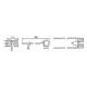 Dinte grebla rotativa 386x111x9.5mm