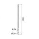 DINTI INCARCATOR FRONTAL 810MM FT1GP