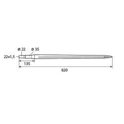 Incarcator frontal P601820