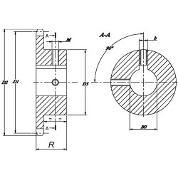 PINION 19 DINTI, 3/4", LANT 12
