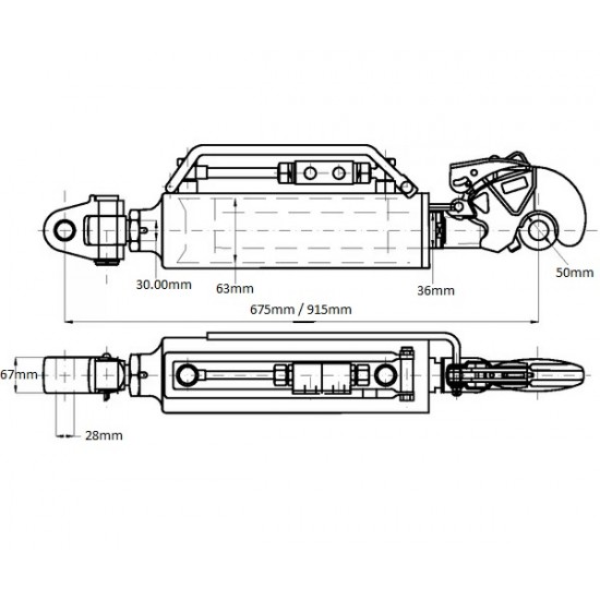 Tirant central hidraulic 20925004