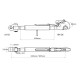 TIRANT CENTRAL CU FURCA / CARLIG 3PGCGH3240