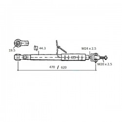 STABILIZATOR TELESCOPIC 68/8131-013
